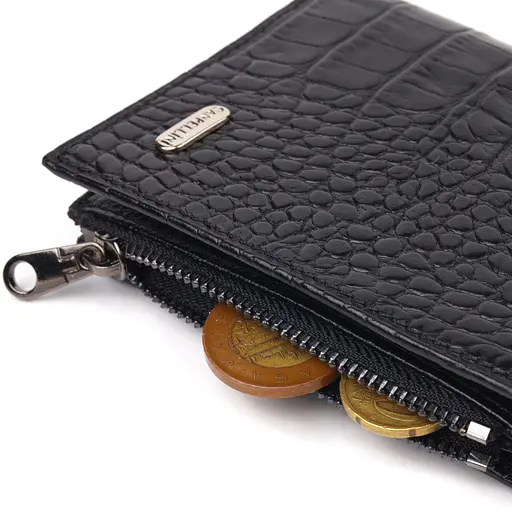 Кожаный кошелек Canpellini 9.7х11.5х1.5 см acs0025181 - фото 5