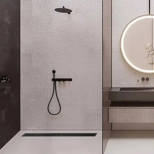 Душевой канал Qtap Taurus FA700MBLA из нержавеющей стали и с сухим затвором - фото 7