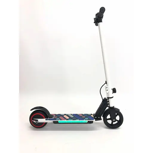 Детский Электросамокат E-Scooter ES3 LED Белый - фото 4