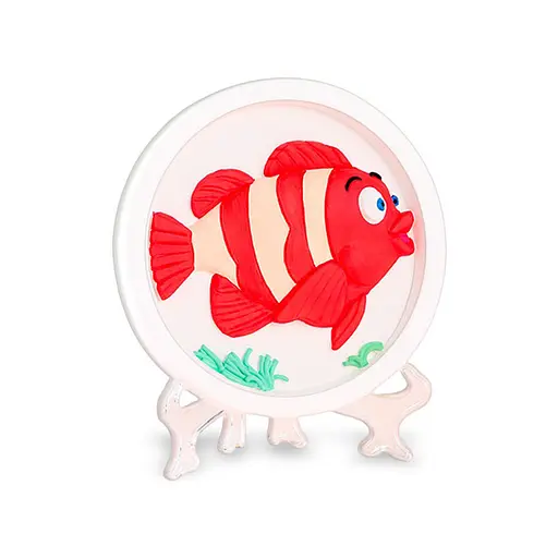 Набір для гіпсової розмальовки "Рибка" Bambi YG0230-5 з підставкою, 11 см - фото 1