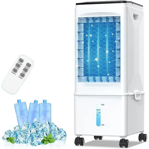 Мобильный кондиционер Bidiowe 9,5 л 60 Вт автоматический свет 60°/120°