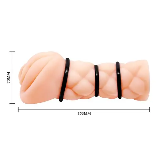 Мастурбатор із вібрацією Crazy Bull Michelle (тілесний) - фото 4