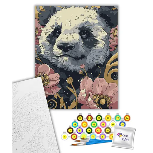 Картина по номерам "Цветочная пандочка" 11697-AC 40х50 см - фото 2