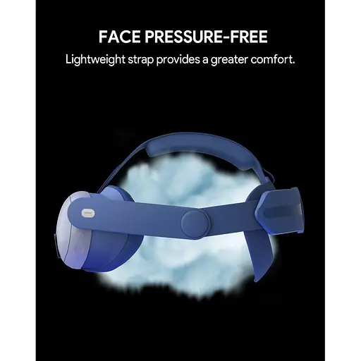 Крепление на голову Aubika Color Head Strap для Meta Quest 3/3S Blue 899-00630-01 (140185) - фото 4