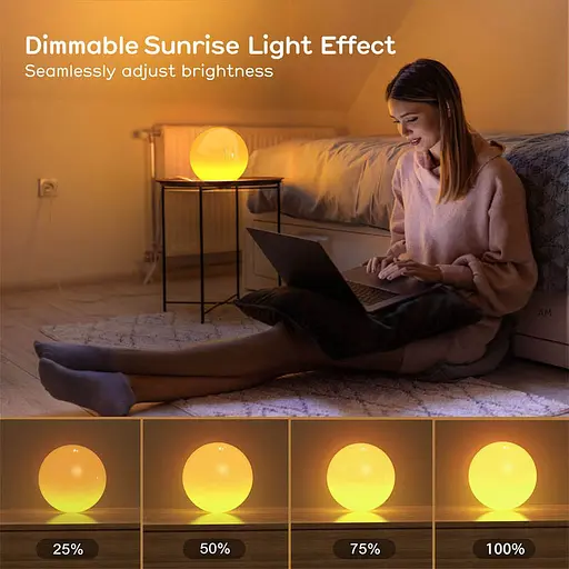 Настільний світильник SAL-010B Bluetooth USB interface with app White - фото 3