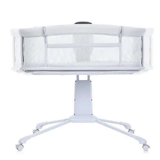 Детская кроватка-люлька 3 в 1 Mastela 3328 приставная, музыка, таймер, москитная сетка, белый - фото 8