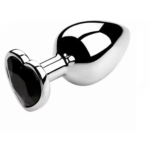 Анальна пробка серце. Розмір M - фото 1