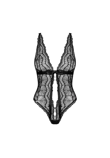 Боді Obsessive Isabellia L/XL (чорний) - фото 5