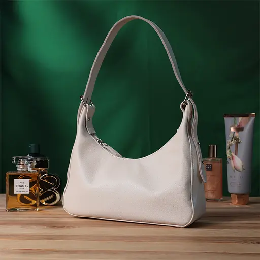 Сумка багет Shvigel с регулируемым ремнем из натуральной кожи 26х13х6.5 см sum0027028 - фото 9