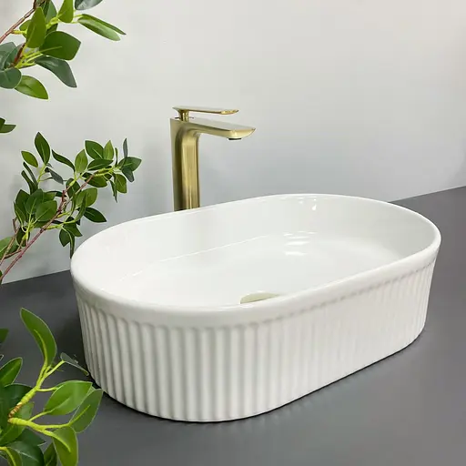 Умивальник VBI Biella white накладний VBI-014000, Білий - фото 3