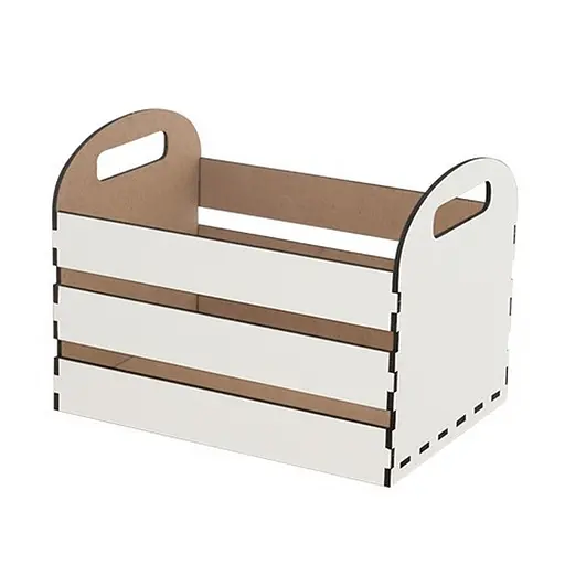 Заготовка для декорирования "Корзина для цветов, фруктов, подарков" Fabrika Decoru FDPO-153-1 - фото 1