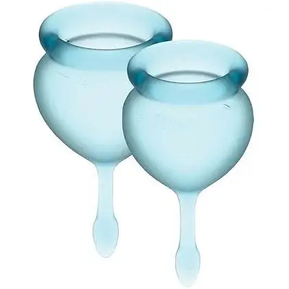 Набір менструальних чаш Satisfyer Feel Good (light blue)