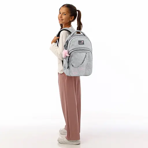 Рюкзак Kite Education teens 2578M HK Сірий (HK26-2578M) - фото 19