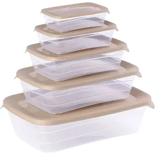 Набір контейнерів для їжі Max Plast 5 шт. в асортименті (0359) - фото 1