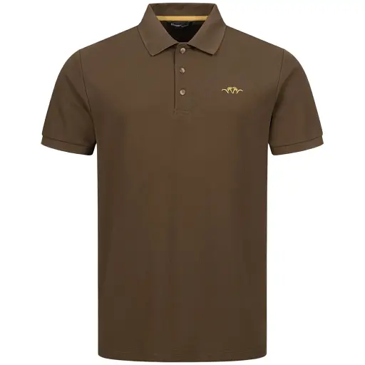 Теніска поло Blaser Active Outfits Solid Polo Shirt L Dark brown