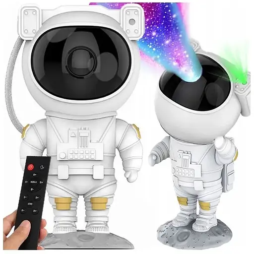 Нічник лазерний проектор Quinn галактики Астронавт на місяці