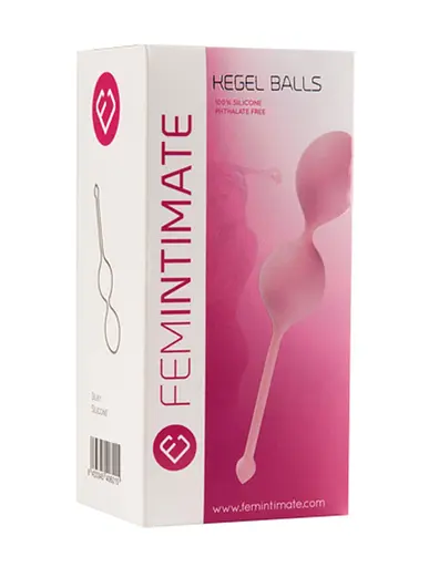 Вагинальные шарики Femintimate Kegel Balls, 19.9 см, розовый - фото 2