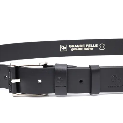 Ремінь шкіряний Grande Pelle чоловічий 3,8х120 см acs0026888 - фото 3