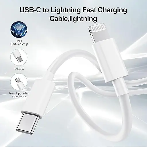 Кабель USB C-Lightning 2 м, 2 шт. в упаковці - фото 6