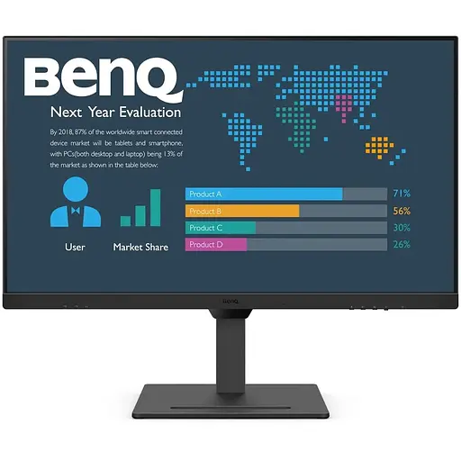 TFT 31.5" BenQ BL3290QT, IPS, 2K QHD, 75Hz, HDMI, DP, DP-out, USB-C, HAS, USB-hub, колонки, чорний