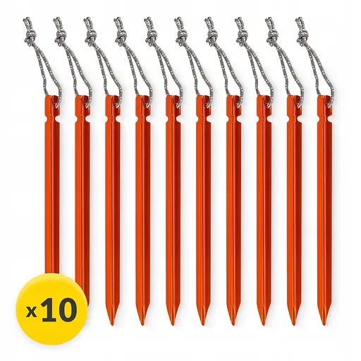 Набір кілочків для намету Mountain Goat алюмінієві 15 см, Y-подібні 10 шт (P-5905973406888) - фото 1