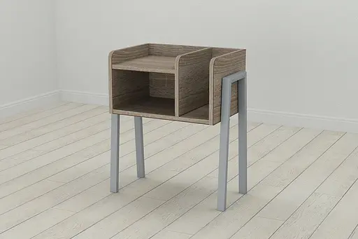 Тумба модульна Ferrum-decor Амелі 540x450x320 сірий ДСП Сонома Трюфель 16 мм (FRD-103021)