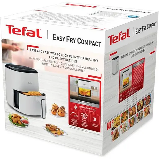 Мультипіч Tefal EasyFry Compact 1300 Вт біла (EY145A10) - фото 5