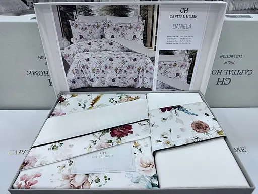 Постільна білизна Daniela Сатин Преміум Capital Home pbe0052138 - фото 2