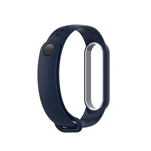 Ремешок для фитнес-браслета Lemfo для Xiaomi Mi Band 5, 6, 7 темно-синий - фото 2