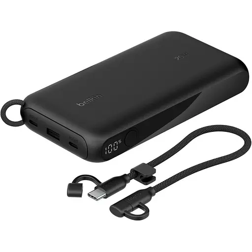 Павербанк Belkin Black 20 000 mAh / 20 Вт (BPB028HQBK) - фото 1