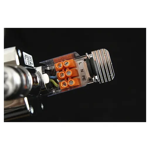 Електричний тен HeatQ HEC 600 Вт з прихованим підключенням колір чорний (H600.BL.HID), Чорний матовий - фото 2