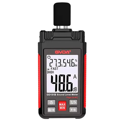 Шумомір цифровий професійний з датчиком вологості та температури GVDA GD-151B (101135)