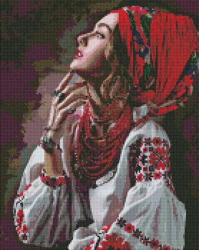 Набір з алмазною мозаїкою Квіти-зорі AMO7352, 40x50 см