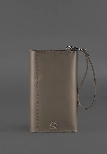 Кожаный клатч-органайзер (Тревел-Кейс) 5.0 темно-бежевый - фото 4