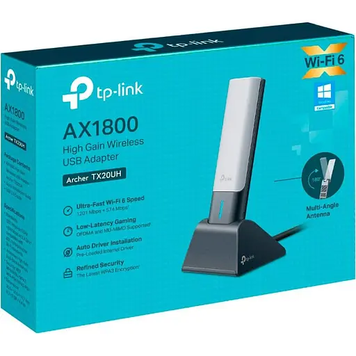 WiFi-адаптер TP-Link USB Archer TX20UH (Archer TX20UH) - фото 3
