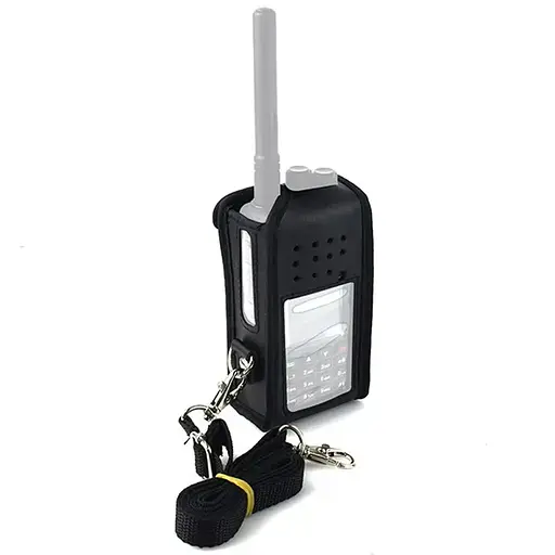 Кожаный чехол с ремешком Retevis J9110H для раций Retevis RT3, RT3S, TYT MD-380 и других. - фото 2