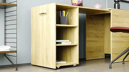 Стіл-тумба трансформер Смарт 1/1 Ferrum-decor 750x1450x500 ДСП Дуб Сонома 16 мм (FRD-105070) - фото 8