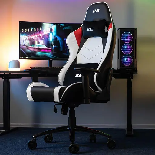 Игровое кресло 2E Gaming Bushido II White/Black (2E-GC-BUS-WT) - фото 13