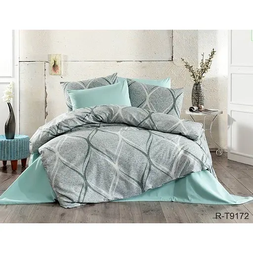 Комплект постельного белья TAG Tekstil с компаньоном 1.5-спальный 000210405 (R-T9172)