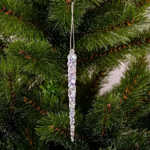 Украшение декоративное Chomik Сосулька пластик перламутр 13 см (BAI5904) - фото 3