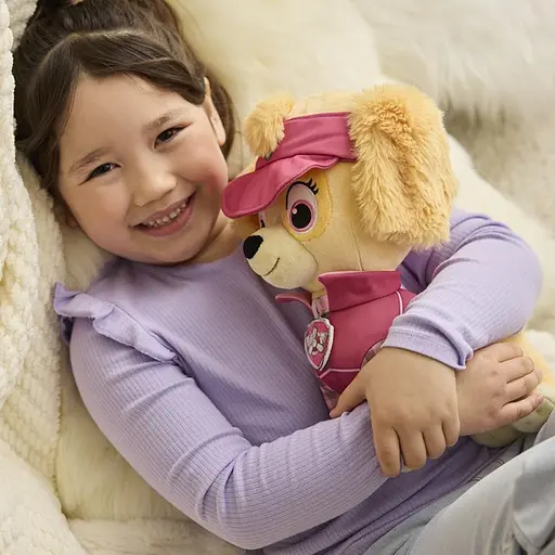 Мягкая игрушка Paw Patrol Щенячий патруль Щенок Скай с любимцем 30 см (SM47401/7700) - фото 8