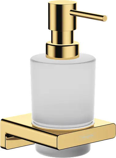 Дозатор підвісний Hansgrohe AddStoris для рідкого мила Polished Gold Optic/скло 41745990, Золотий - фото 1