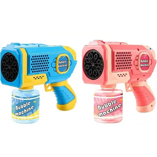 Набір: автоматичний мильний пістолет, що світиться EagleStone, 4 балони та 10 пакетиків для заправки