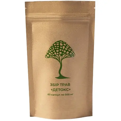Збір трав Дідусь Мухомор Детокс 500 мг 60 капсул