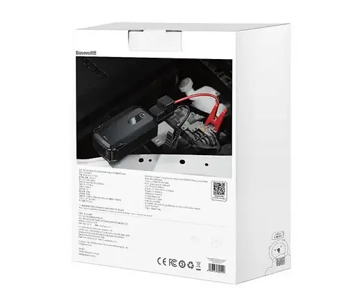 Автомобильное пуско-зарядное устройство Baseus Jump Starter 20000mAh 2000A - фото 6