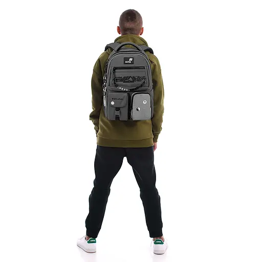 Рюкзак Kite Education teens 2587M Swarm Сірий (K26-2587M-4) - фото 23