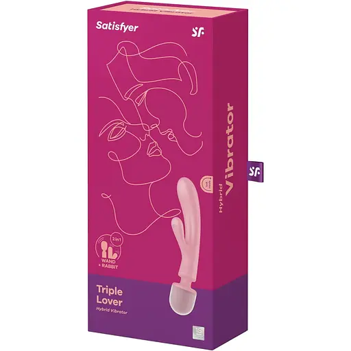 Вибратор Satisfyer Triple Lover (Pink) - фото 6