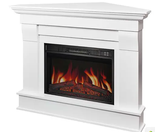 Електрокамін кутовий ArtiFlame Albion Corner AF23S білий - фото 2