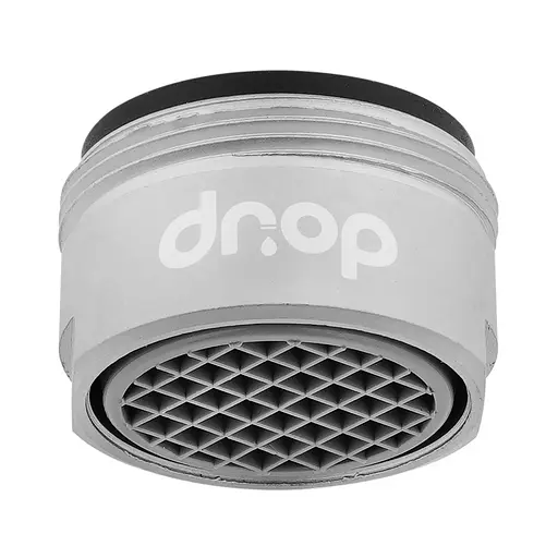 Водозберігаючий аератор Drop CL24-MT для змішувача - Економія 58%, зовнішня М 24 мм, матовий хром