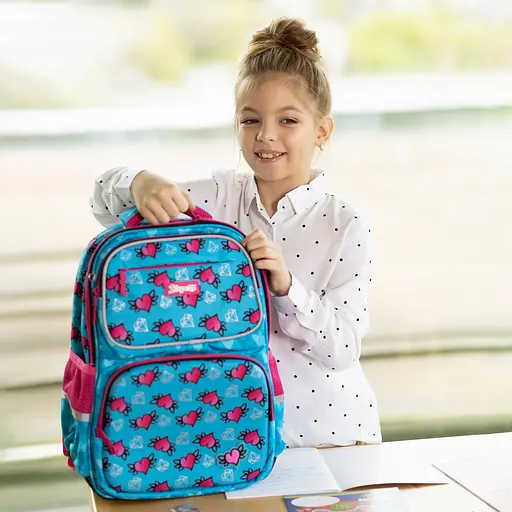 Рюкзак шкільний напівкаркасний 1 Вересня S-105 Heart - фото 5